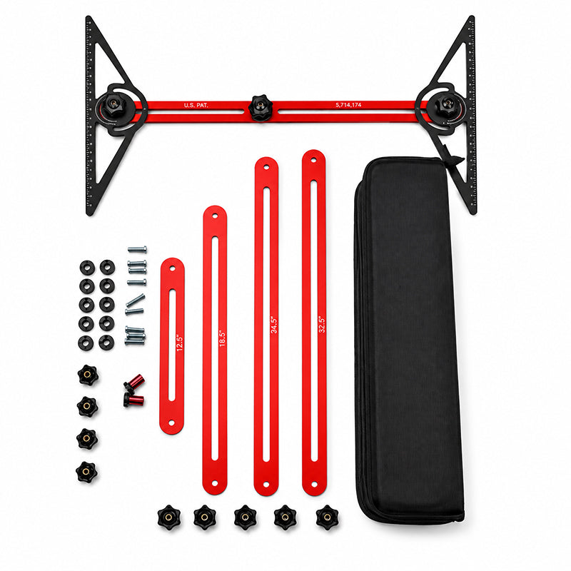 Multi-Function Woodworking Marking Tool Kit – Measure, Lock & Mark