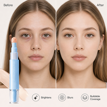 🎁 Buy 1 Get 1 Free ✨ Concealer Stick & Cream – Covers Dark Circles, Blemishes & Marks, Hydrates and Blends Seamlessly