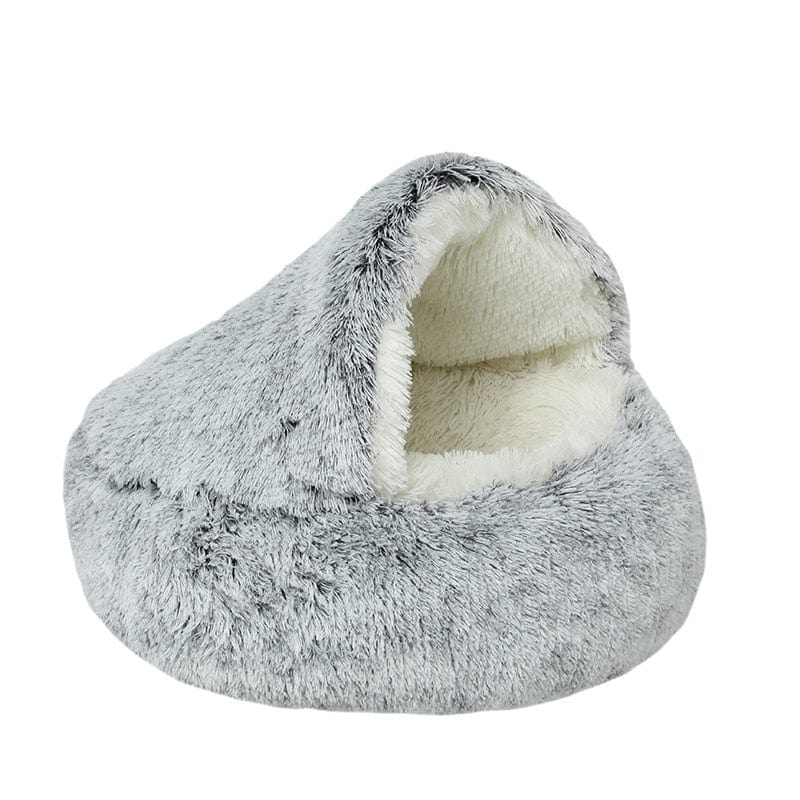CozyNook Plush Round Pet Bed for Dogs and Cats
