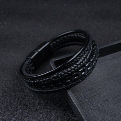 Leather men's bracelet – rugged, stylish, and timeless (Buy one, get one free)