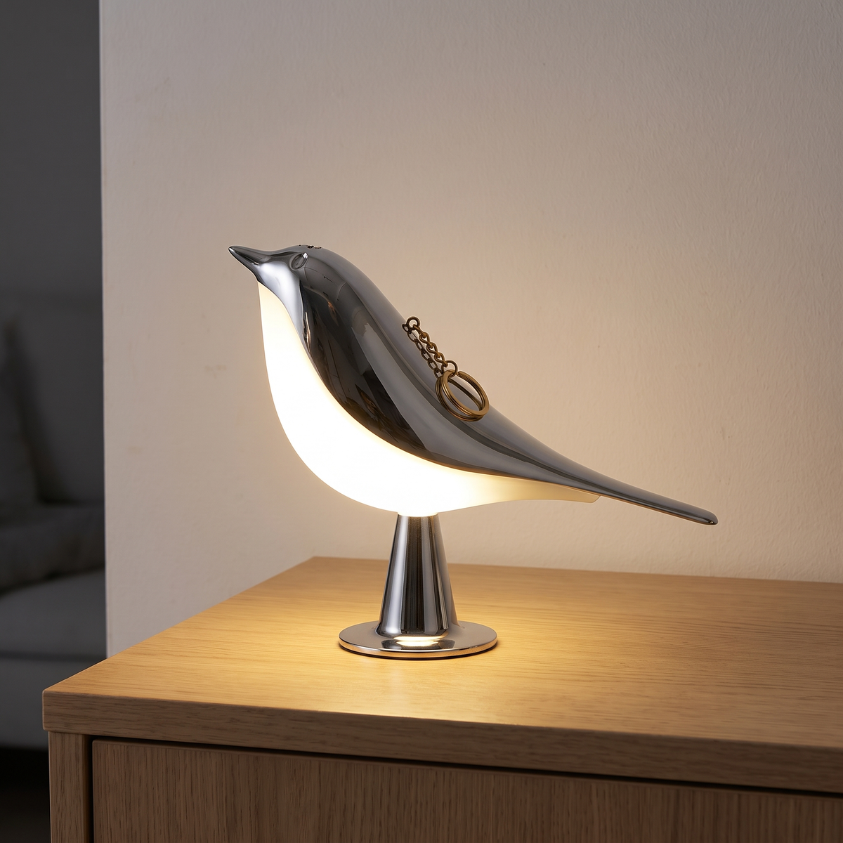 Cora – Cordless Bird Lamp with Touch Dimming