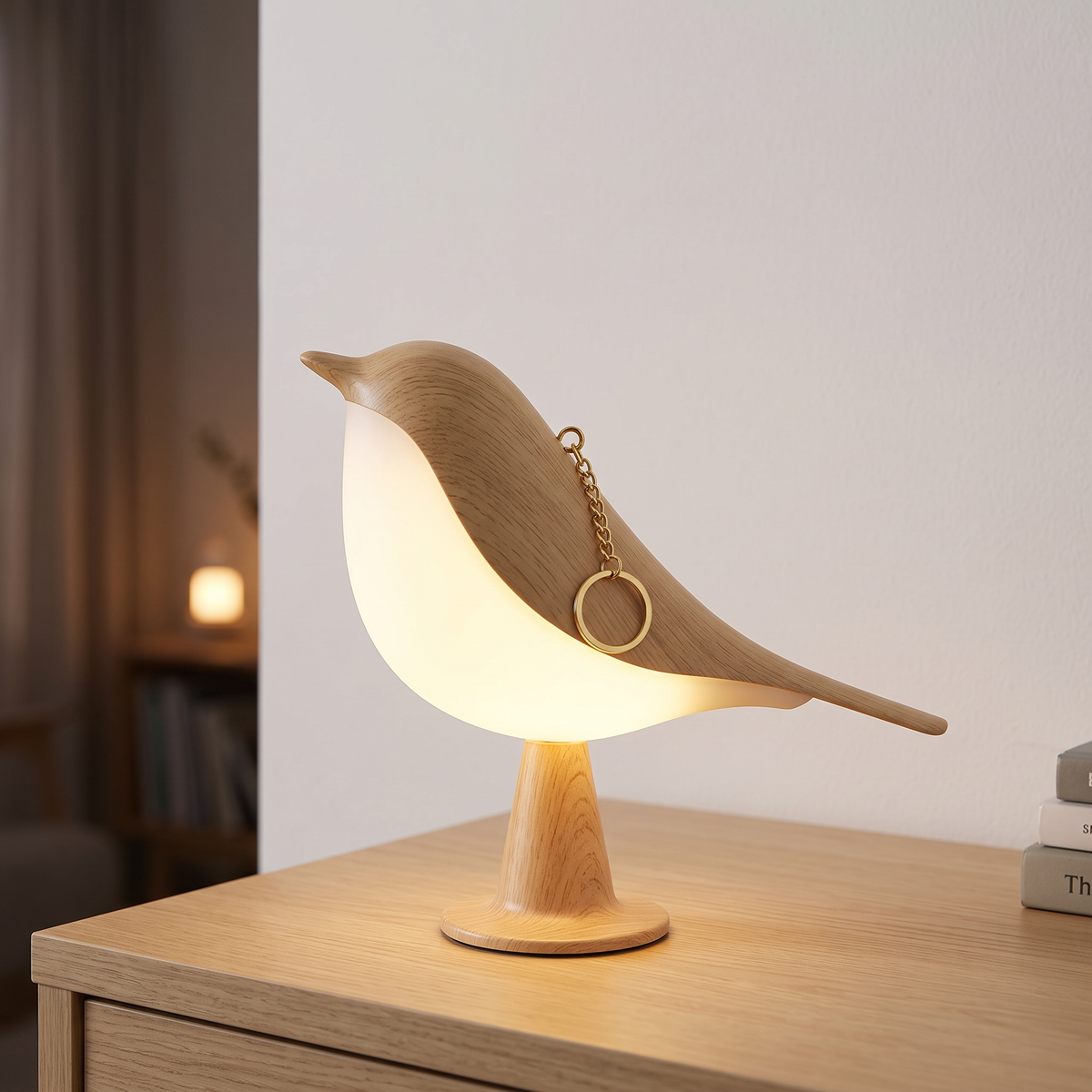 Cora – Cordless Bird Lamp with Touch Dimming
