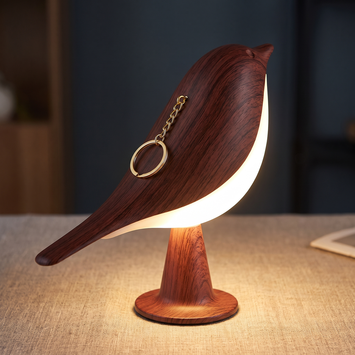 Cora – Cordless Bird Lamp with Touch Dimming