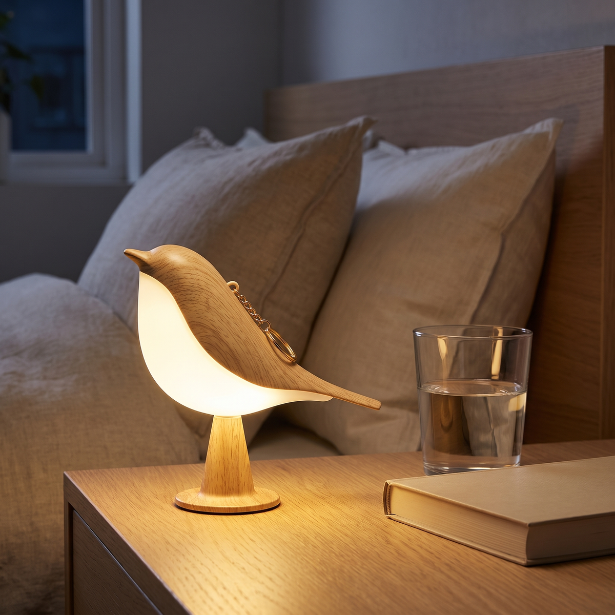 Cora – Cordless Bird Lamp with Touch Dimming