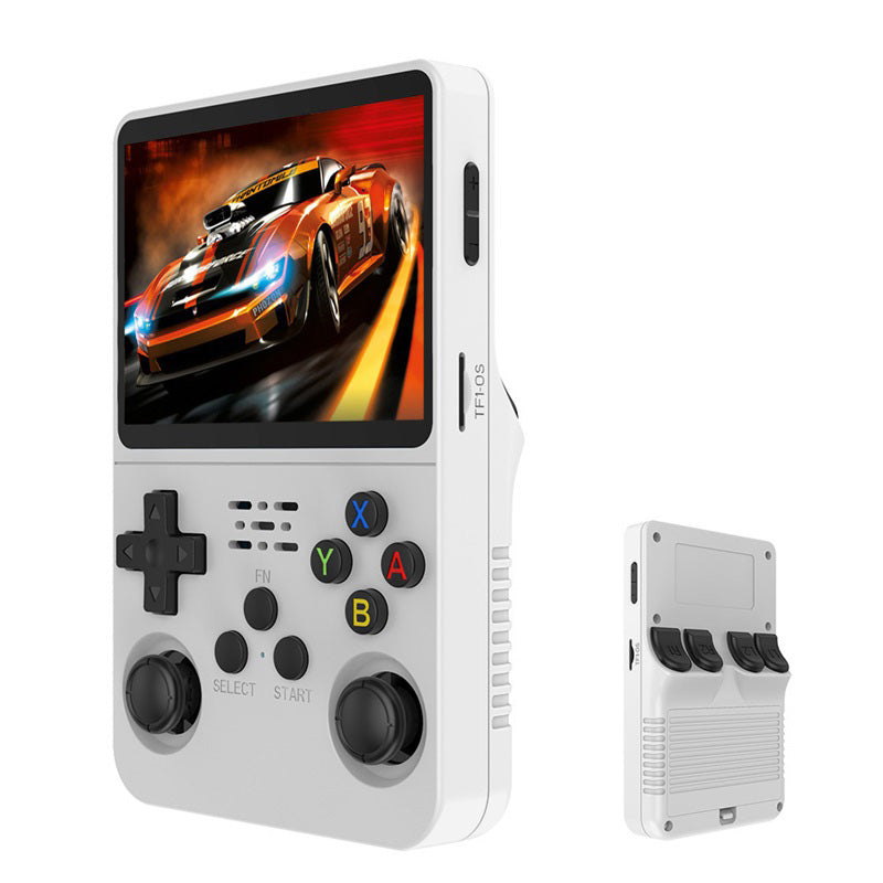 🎮👾 Retro Handheld Game Console – 3.5″ HD Screen (640x480) 🕹️💾 64 GB Storage, RK3326 Chip, 2500 mAh – Perfect for On the Go & Nostalgia Fans. Ready to Play with Hundreds of Classics.