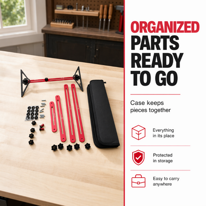 Multi-Function Woodworking Marking Tool Kit – Measure, Lock & Mark